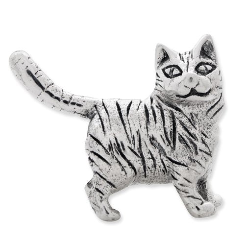 Sterling Silver Reflections American Shorthair Cat Bead