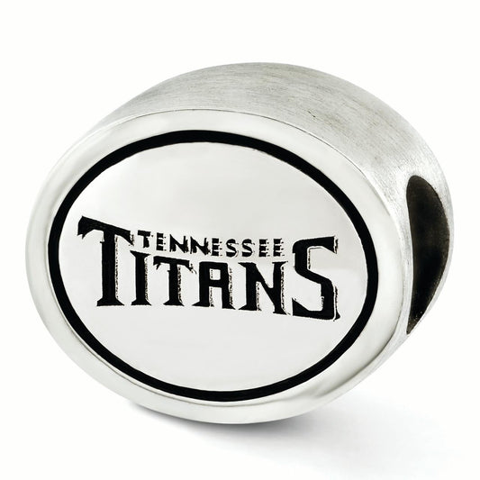 Sterling Silver Antiqued Tennessee Titans NFL Bead