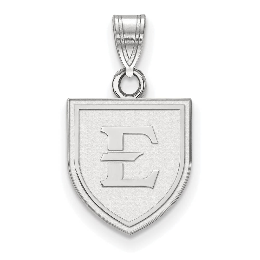 LogoArt Sterling Silver East Tennessee State Small Pendant Necklace