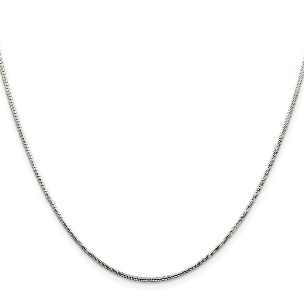 Sterling Silver 1.25mm Snake Chain 20 Inches