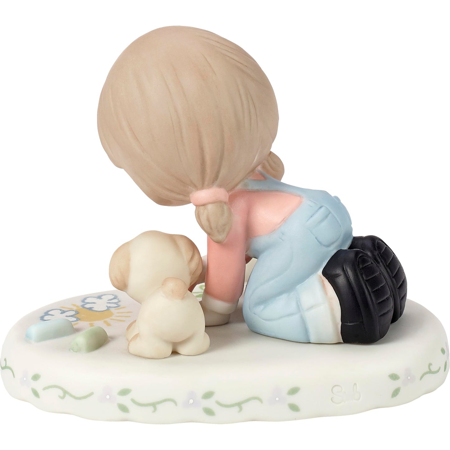 Precious Moments Growing Grace Age Eight Brunette Porcelain Figurine QGM13944