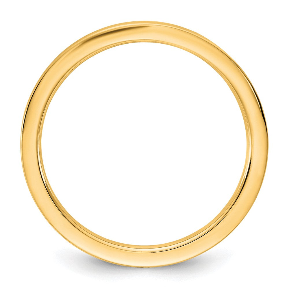 14KY 1.5mm Standard Flat Comfort Fit Band Size 5.5