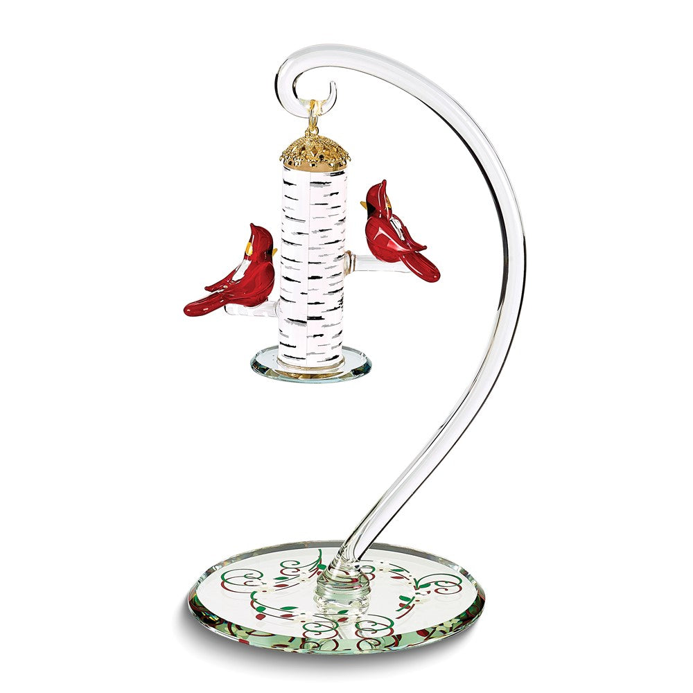 Glass Baron Cardinal Feeder