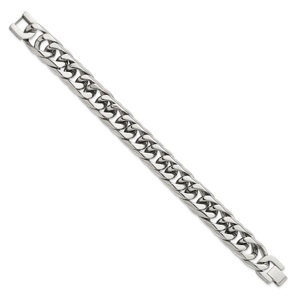 Stainless Steel Polished 8.25in Bracelet 8.25 inches