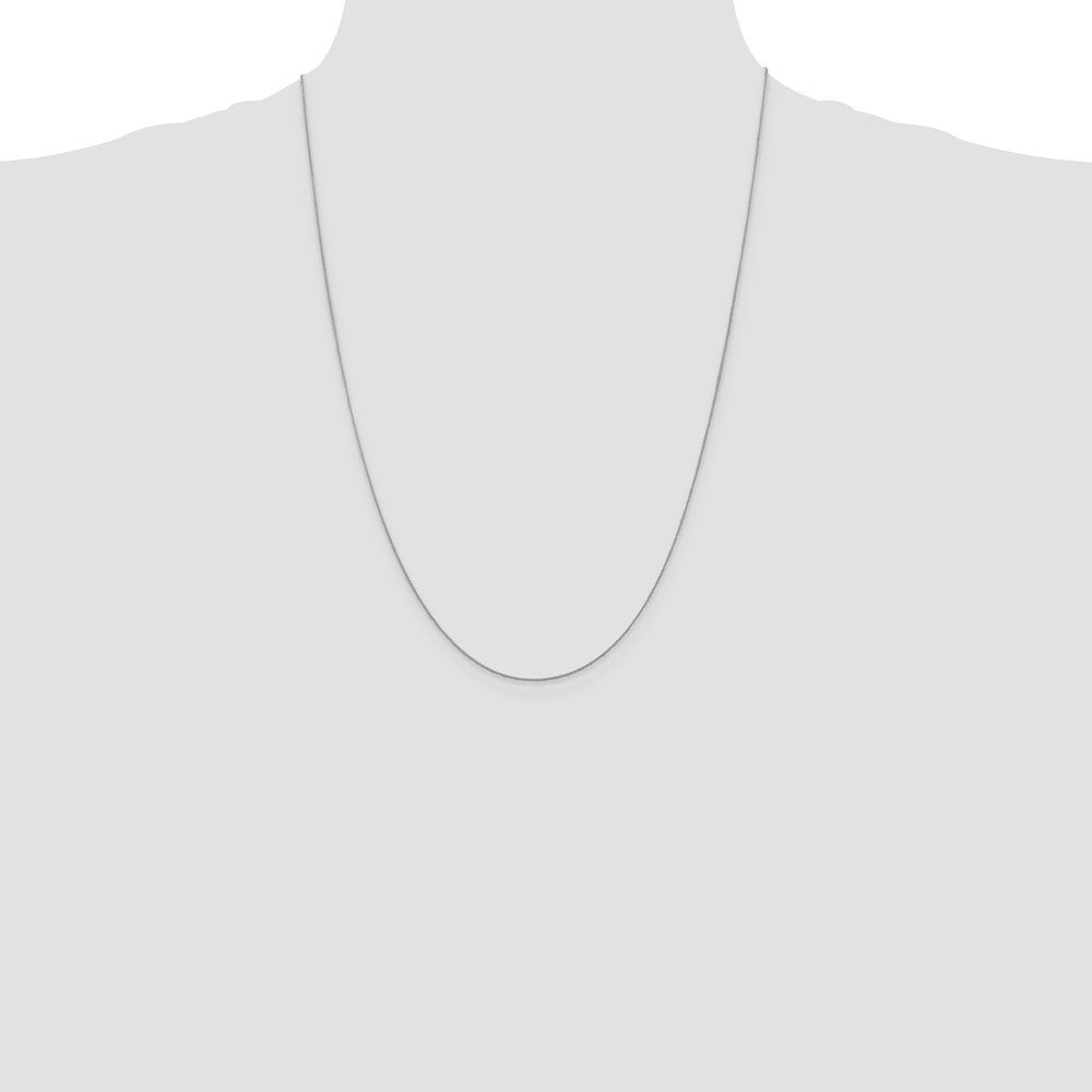 Sterling Silver .5mm Curb Chain 24 Inches