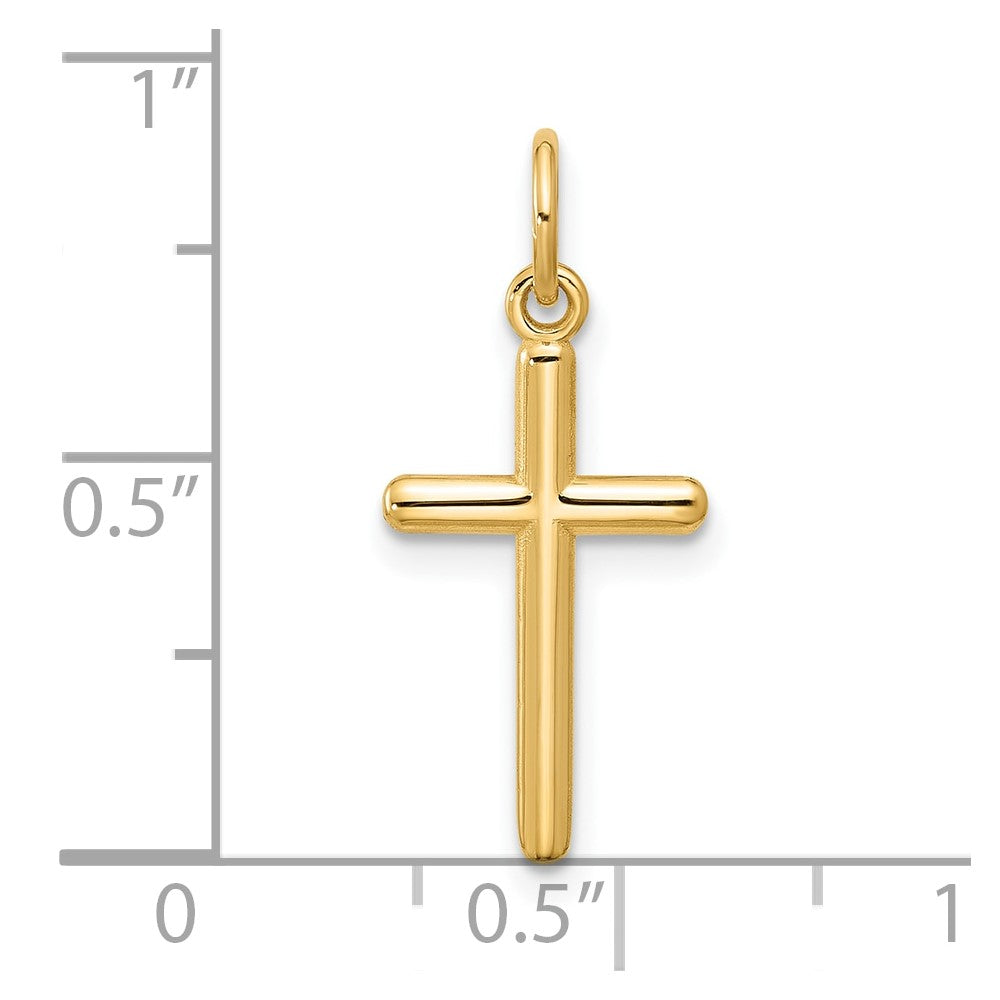 14k Cross Pendant Yellow Gold