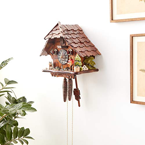 One Day Cuckoo Clock Cottage - Fisherman Raises Fishing Pole