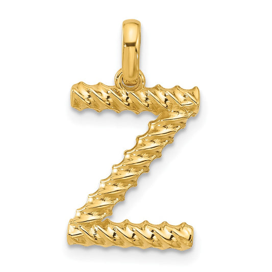 14ky Fancy Twist Letter Z