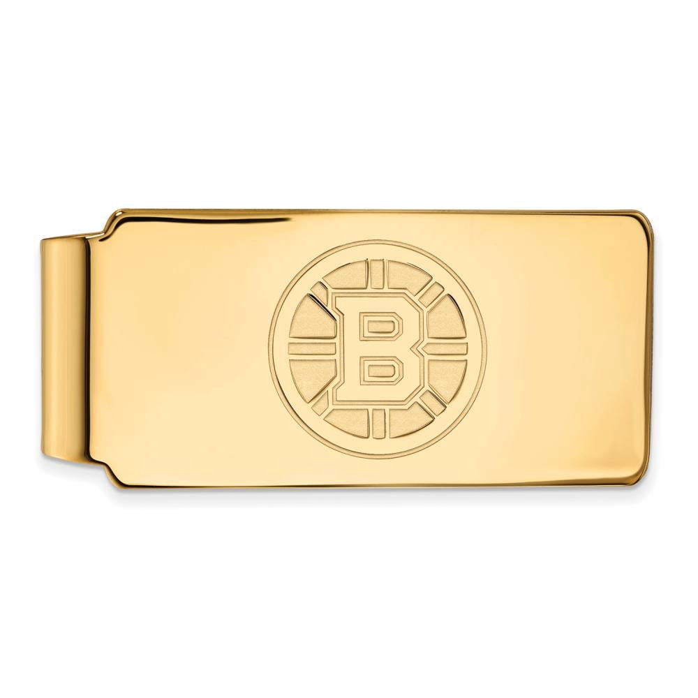 Sterling Silver Gp Nhl Logoart Boston Bruins Money Clip