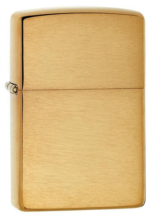 Zippo Armor Brushed Brass Pocket Lighter