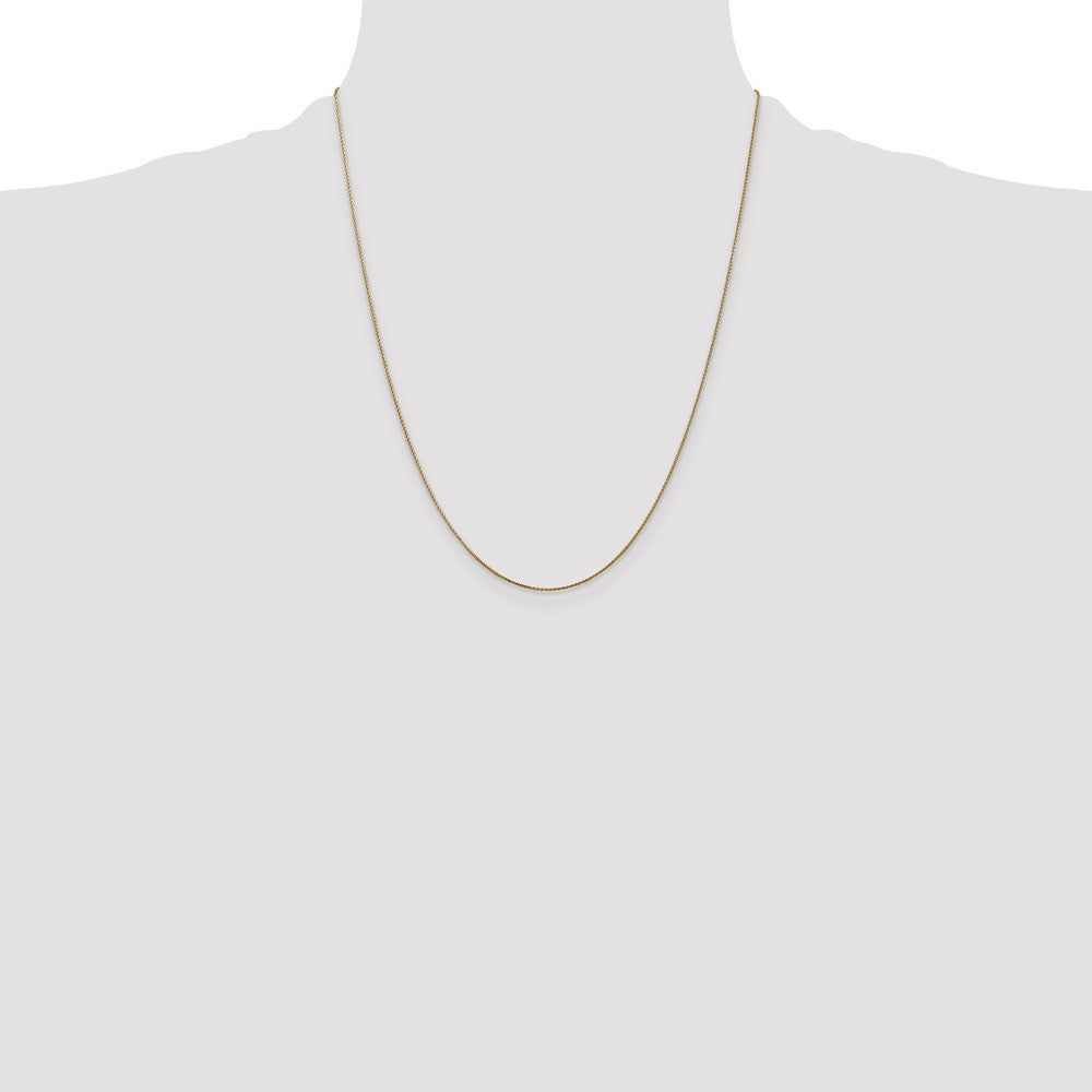 14K .65mm D/C Spiga Chain