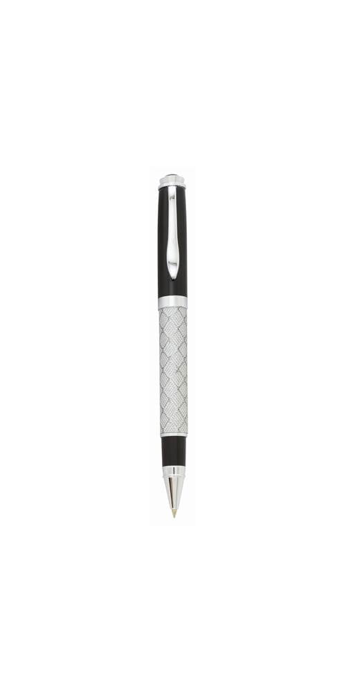 Black and Chrome Roller Ball Pen