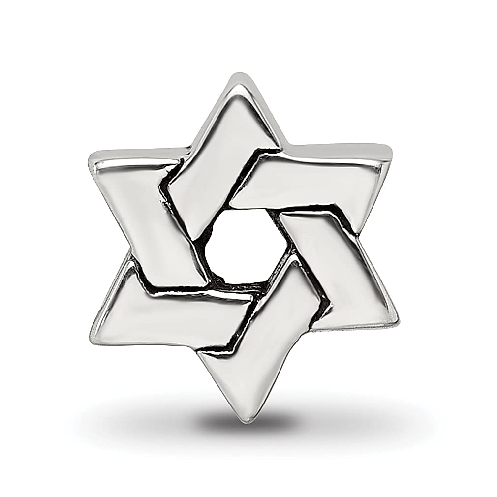 Sterling Silver Reflections Star of David Bead