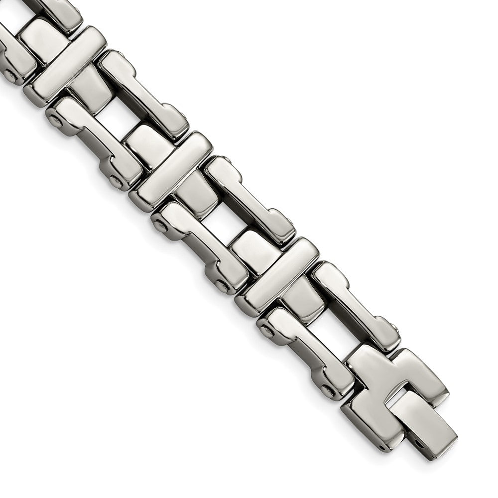 Stainless Steel Polished 8.5in Bracelet 8.5 inches