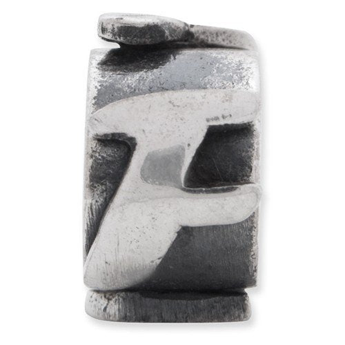 Reflection Beads Sterling Silver Reflections Letter F Message Bead