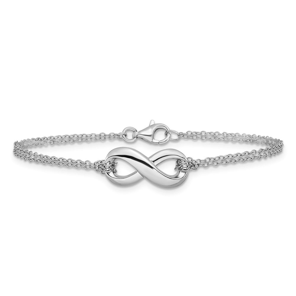 Sterling Silver Infinity Chain Bracelet