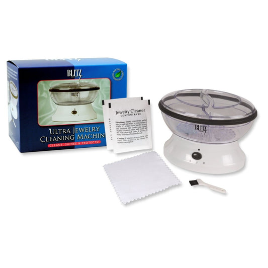 Ultra battery operated jewelry cleaning machine