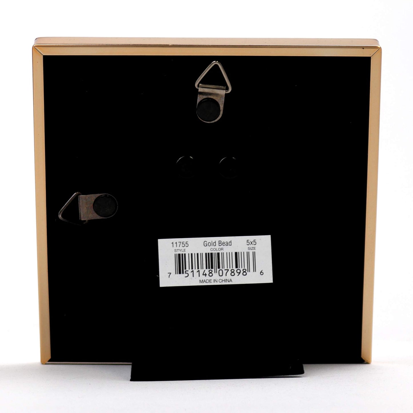 Lawrence Frames 5.16" x 5.16" Metal Picture Frame, Gold
