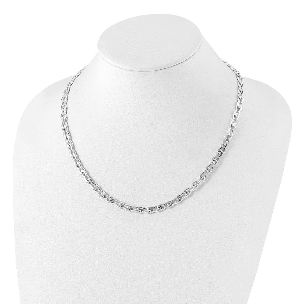 Sterling Silver 6mm Fancy Link Chain