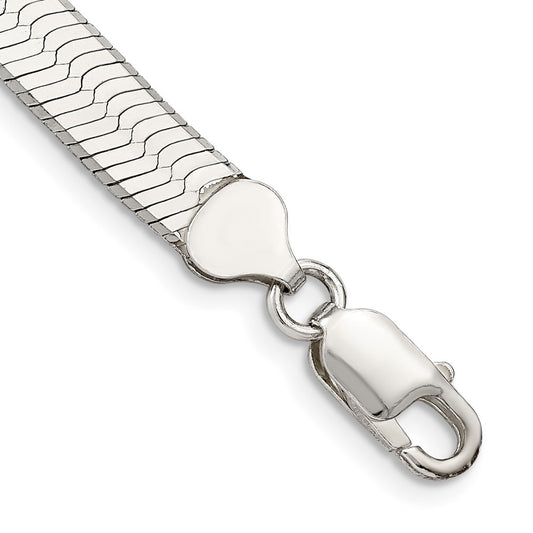Sterling Silver 8mm Magic Herringbone Chain 8 inches