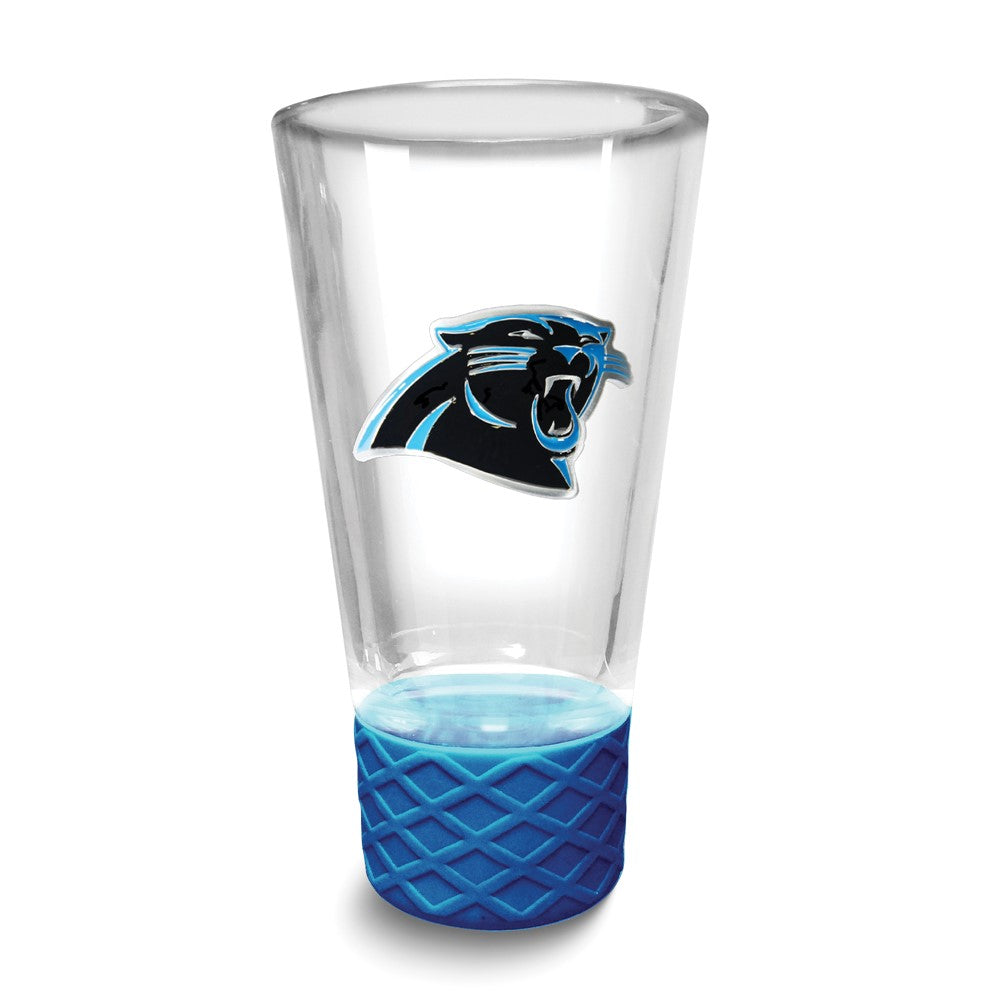 NFL Carolina Panthers Collectors 4 oz. Shot Glass with Silicone Base