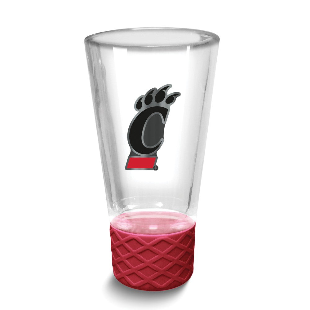 Collegiate University of Cincinnati Collectors 4 oz. Shot Glass with Silicone Base