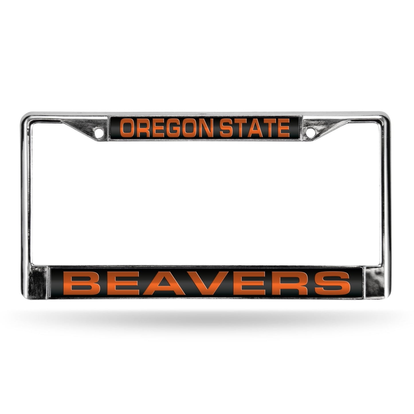 Oregon State NCAA Beavers Chrome Metal Laser Cut License Plate Frame