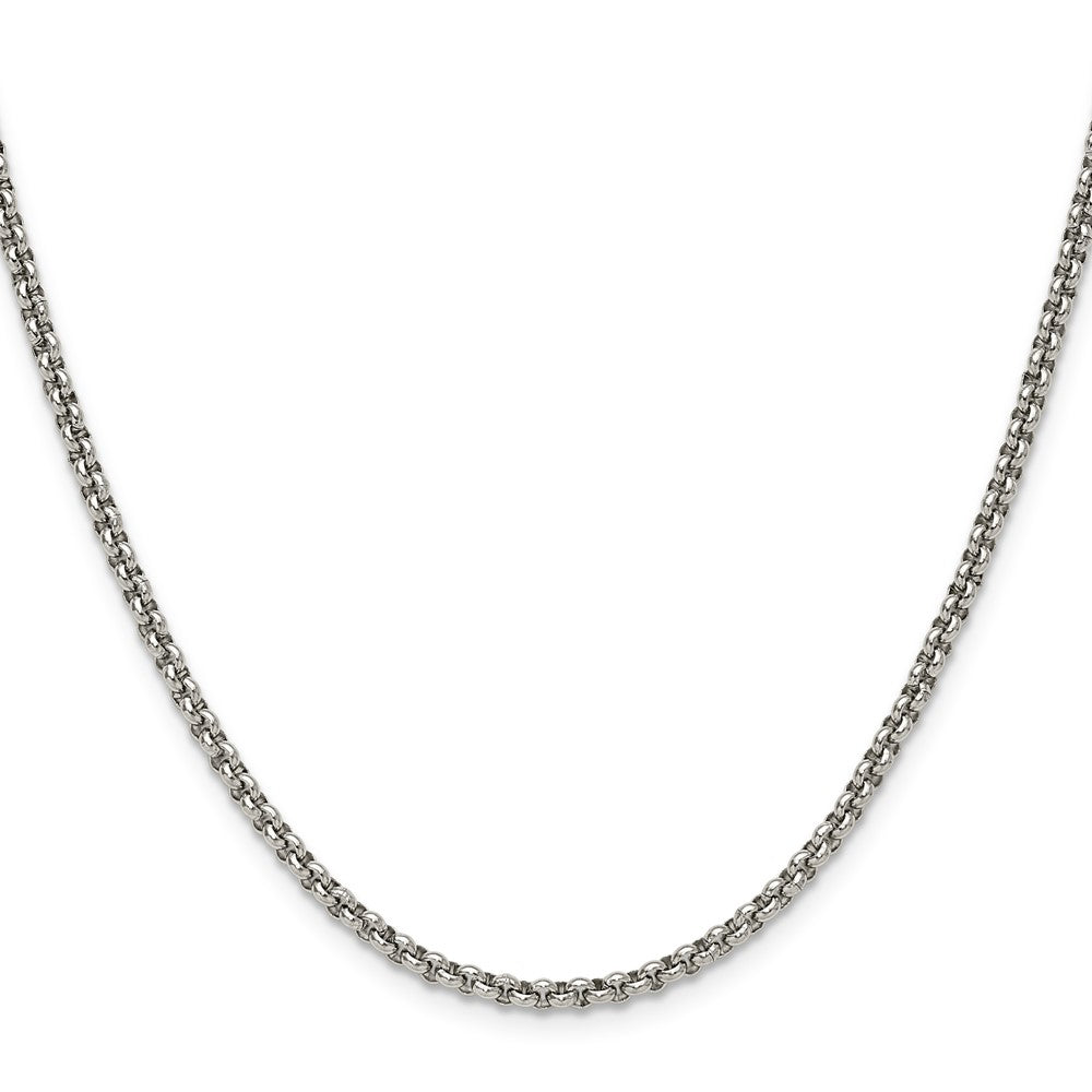 Chisel Stainless Steel Polished 3mm 18 inch Rolo Chain
