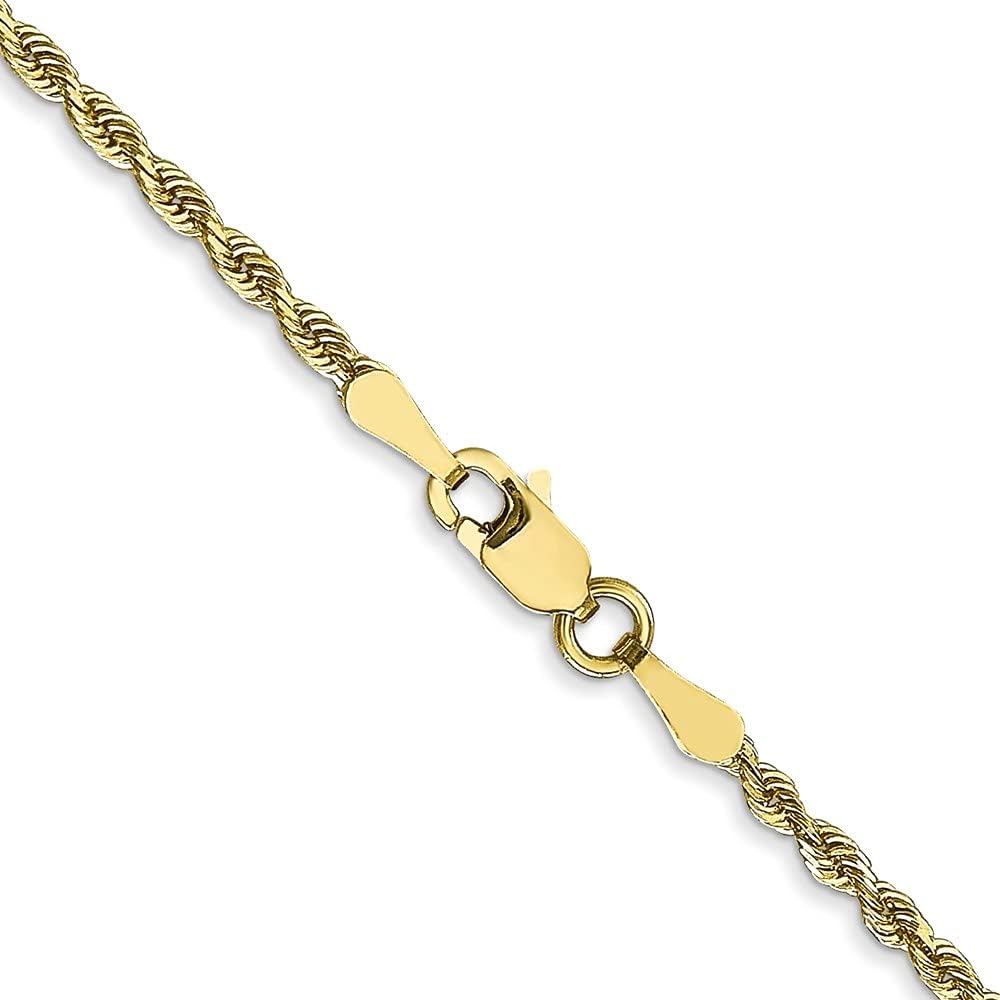 10k 2mm D/C Quadruple Rope Chain Anklet