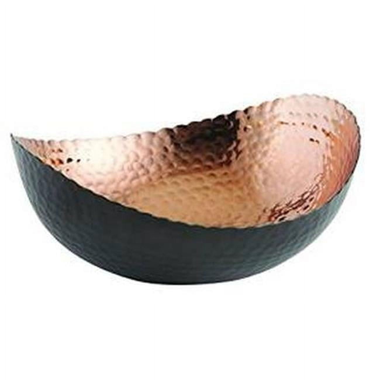 Leeber 72073 7.25 x 6 in. Eclipse Bowl, Black & Copper
