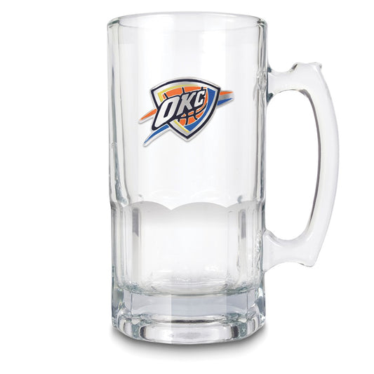 NBA Oklahoma City Thunder Glass 32 ounce Macho Mug