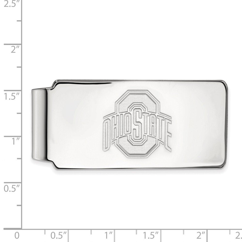 Ohio State Buckeyes Sterling Silver Money Clip