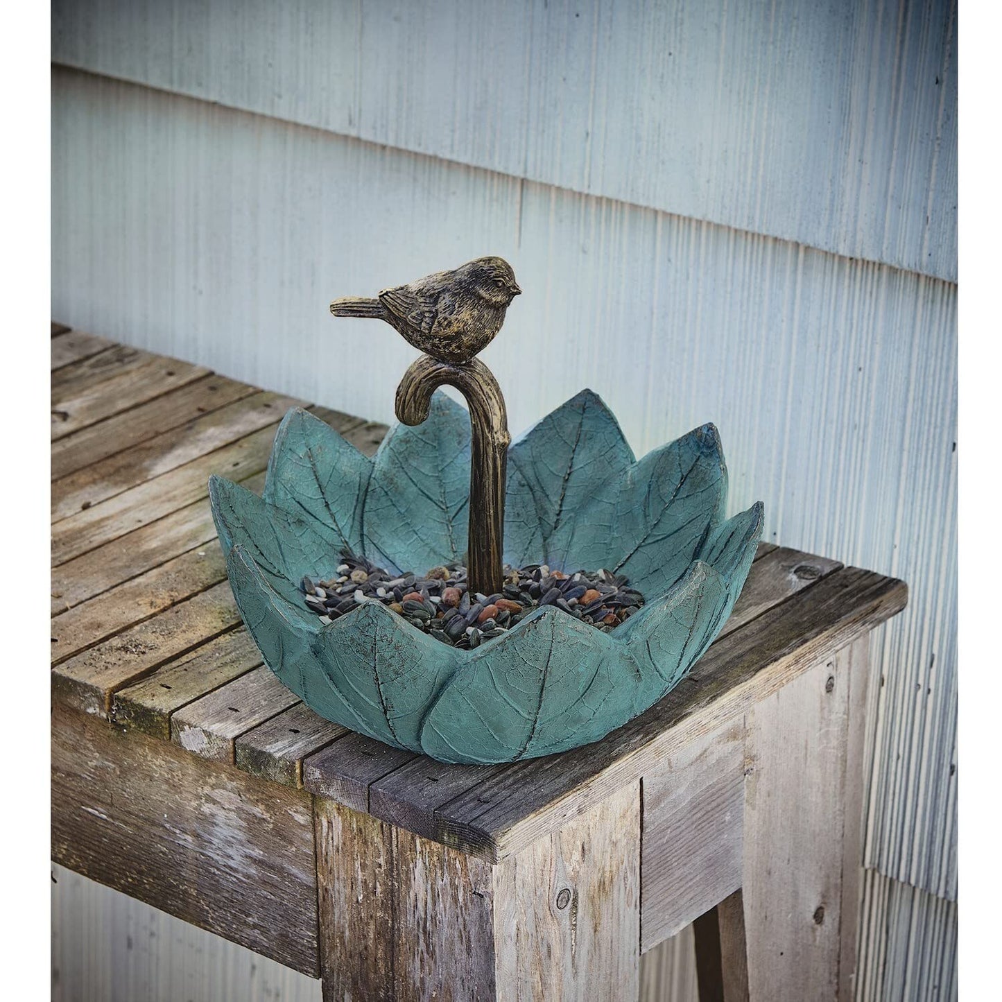 Roman Giftware Inc., Garden Collection, 9" H Umbrella Birdfeeder ,Religious, Inspirational, Durable (9x8x8)