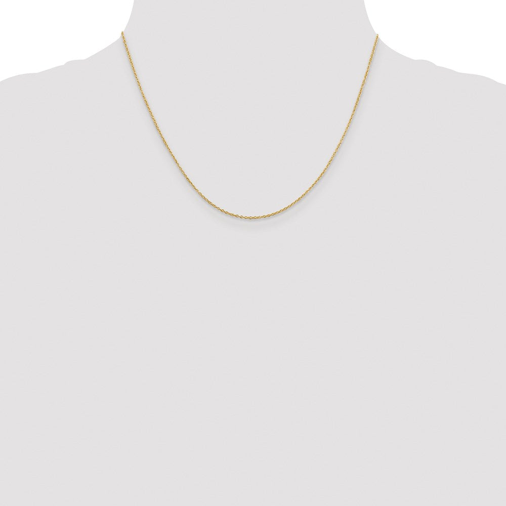 Gold Plated Sterling Silver 1.10mm Cable Chain