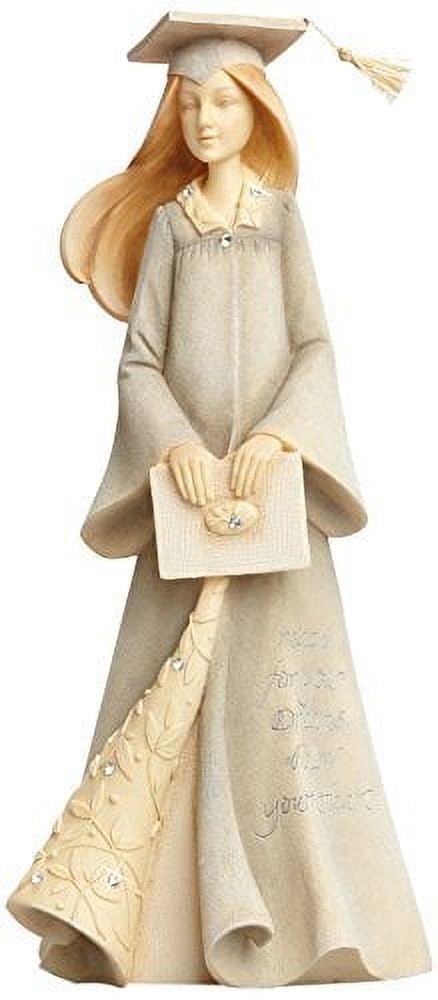Foundations Graduation Girl Figurine 7.7in H