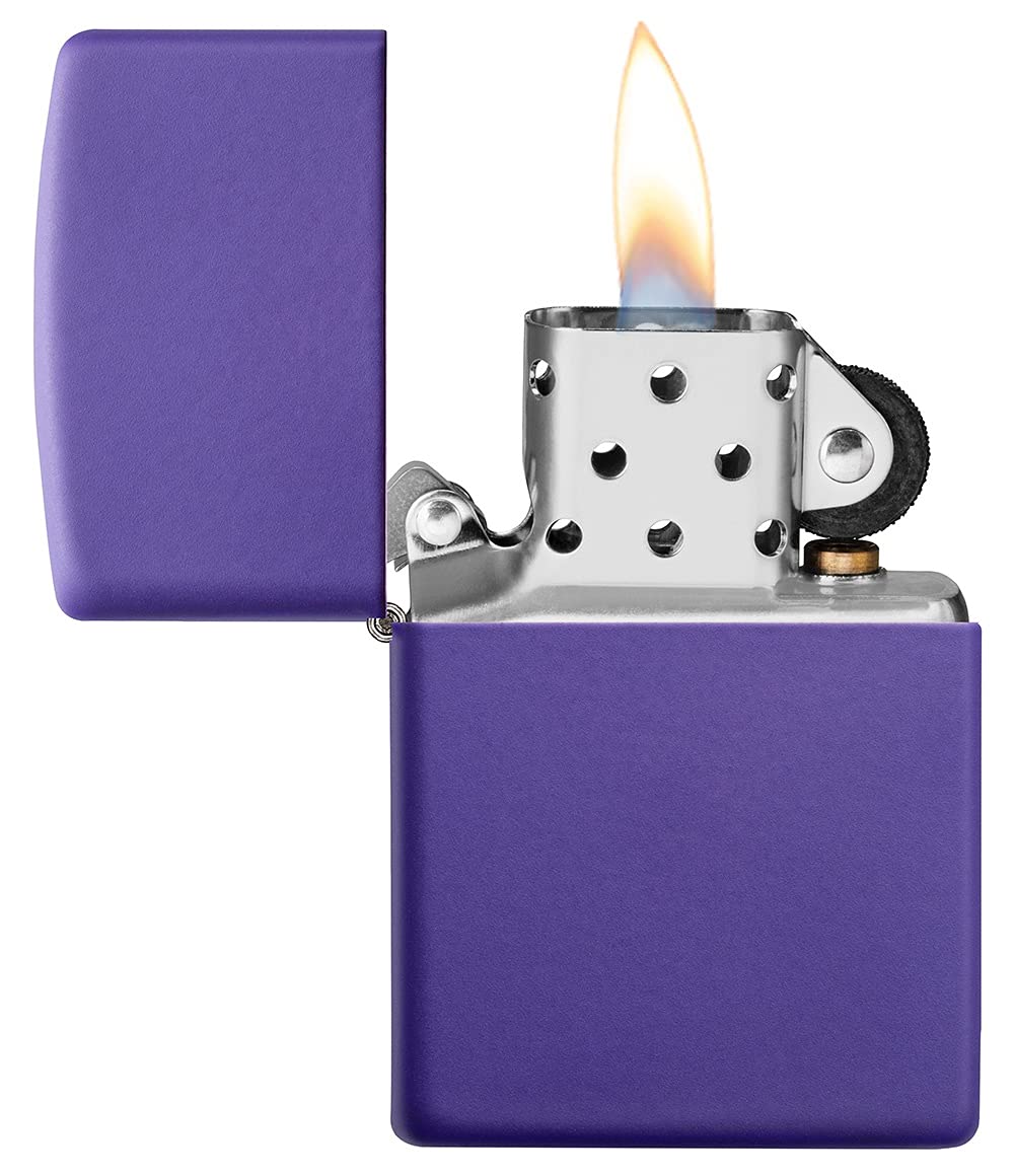 Zippo Purple Matte Pocket Lighter