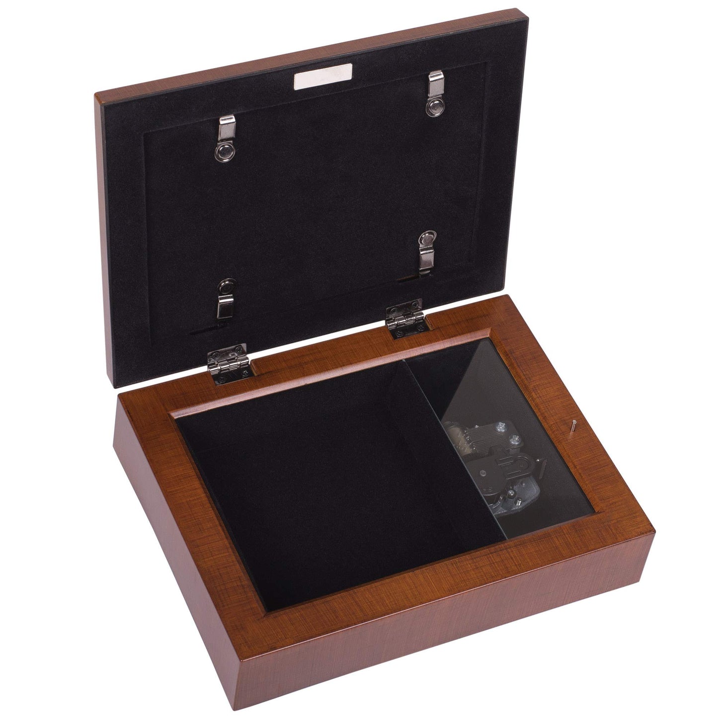 ON EAGLE'S WINGS Woodgrain Resin Music Box (Plays On Eagle's Wings) Q-GM22921