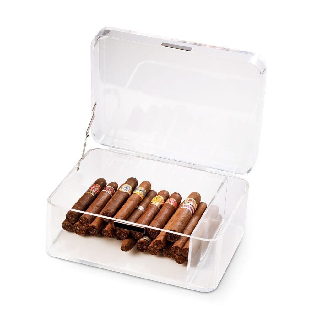 Bey Berk Drake Acrylic Humidor