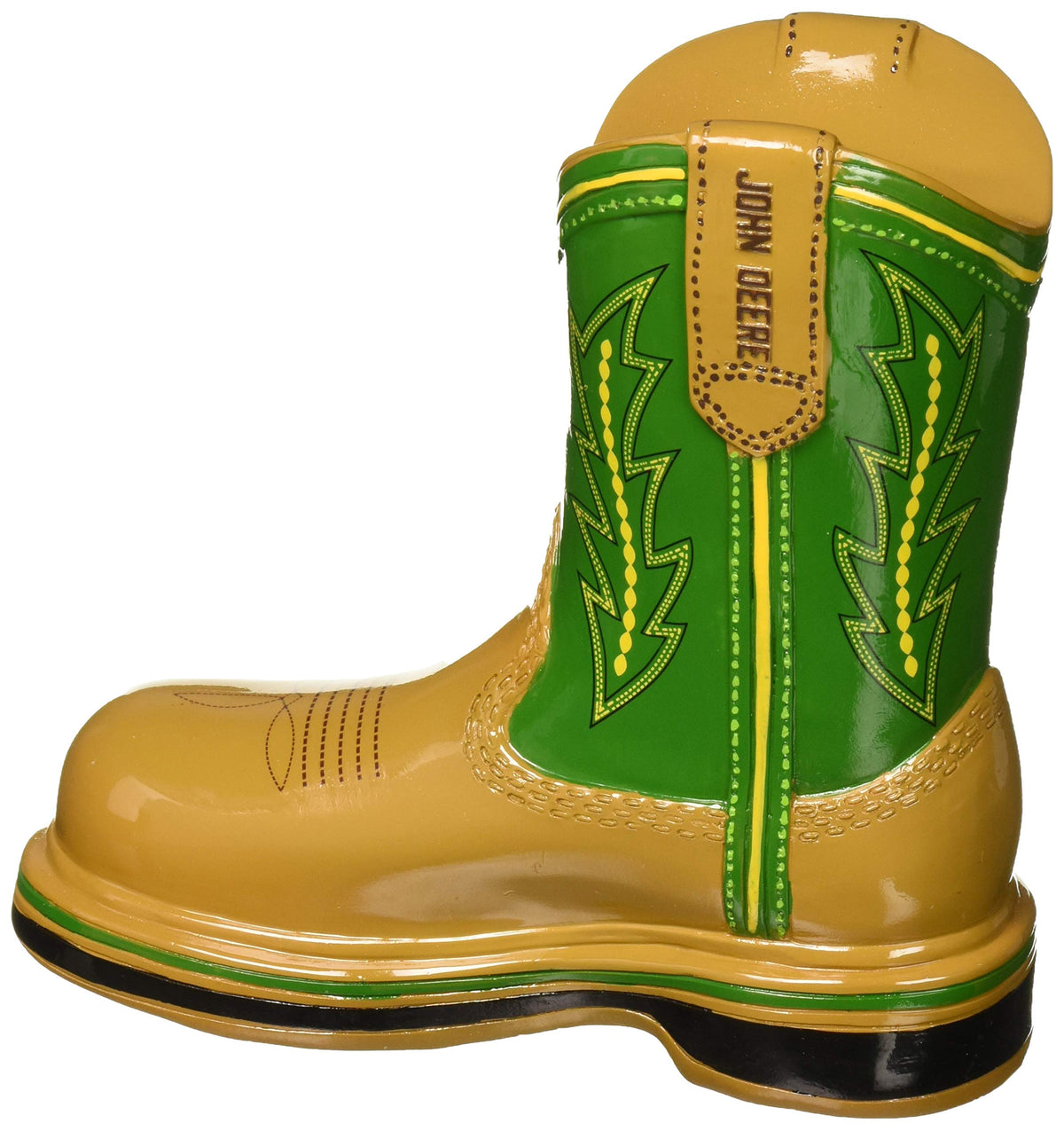 Polyresin John Deere Logo Boot Bank
