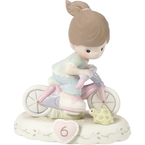 Precious Moments Growing In Grace Age 6 Brunette Girl Figurine, Count 1