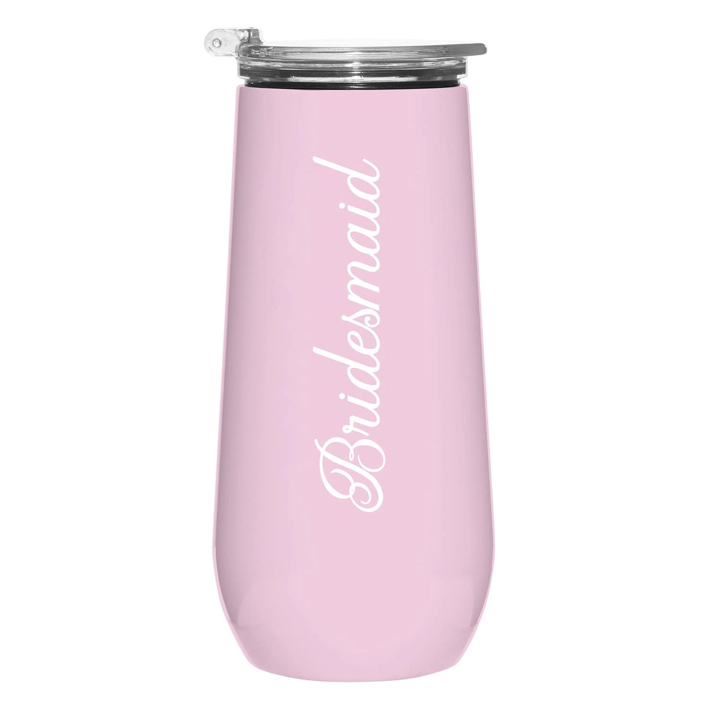 Slant Collections Tall Stainless Steel Tumbler, 12-Ounce, Bridesmaid