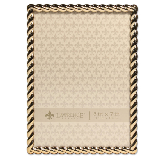 5x7 Golden Rope Picture Frame