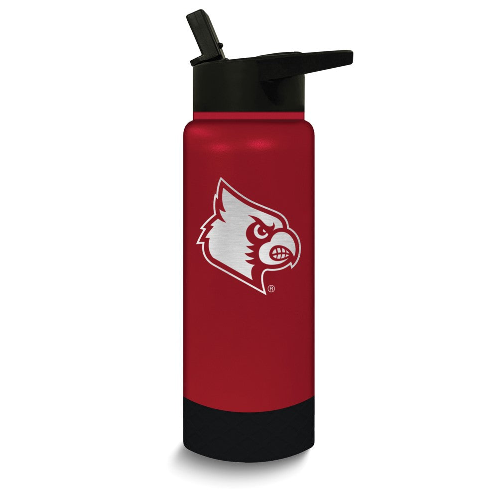 Collegiate University of Illinois Stainless Steel Silicone Grip 24 oz. Water Bottle