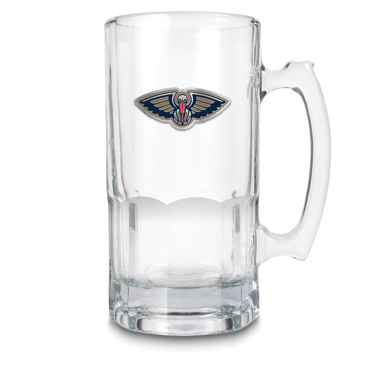 NBA New Orleans Pelicans Glass 32 ounce Macho Mug