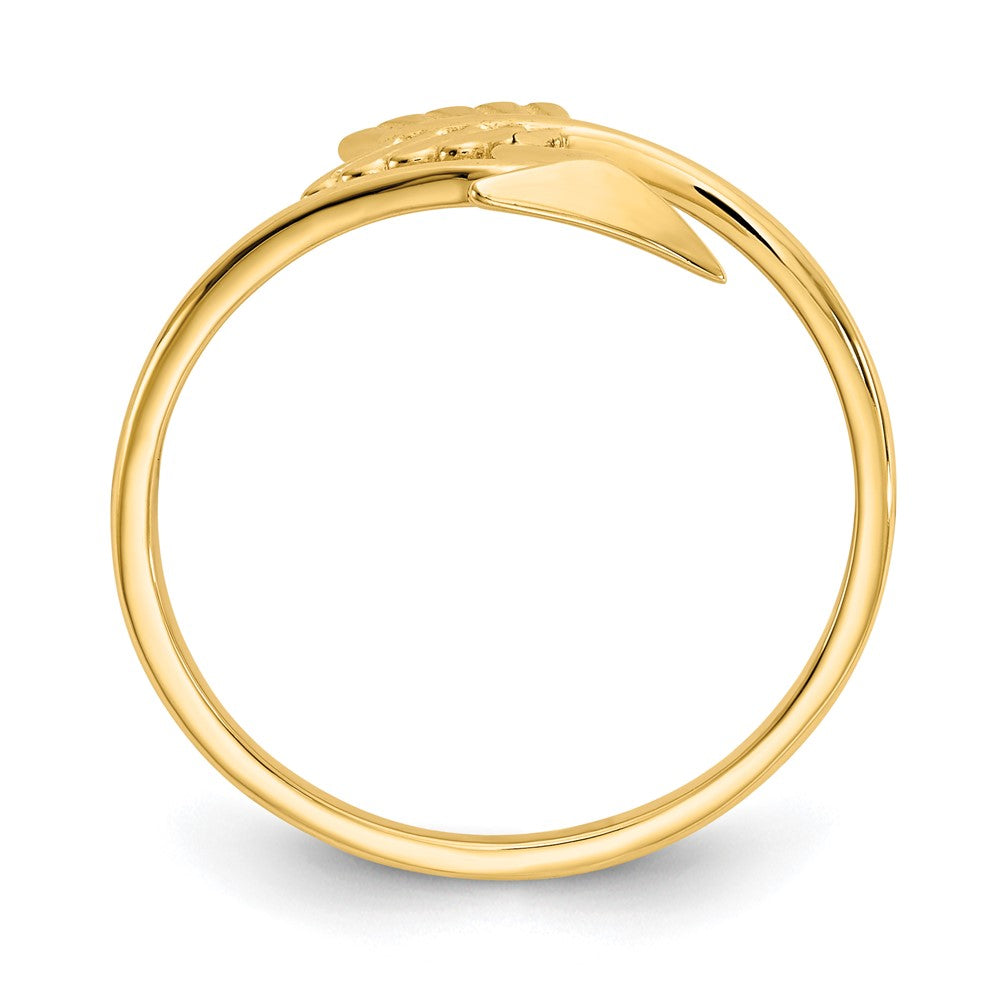 14K Polished Arrow Ring Size 7