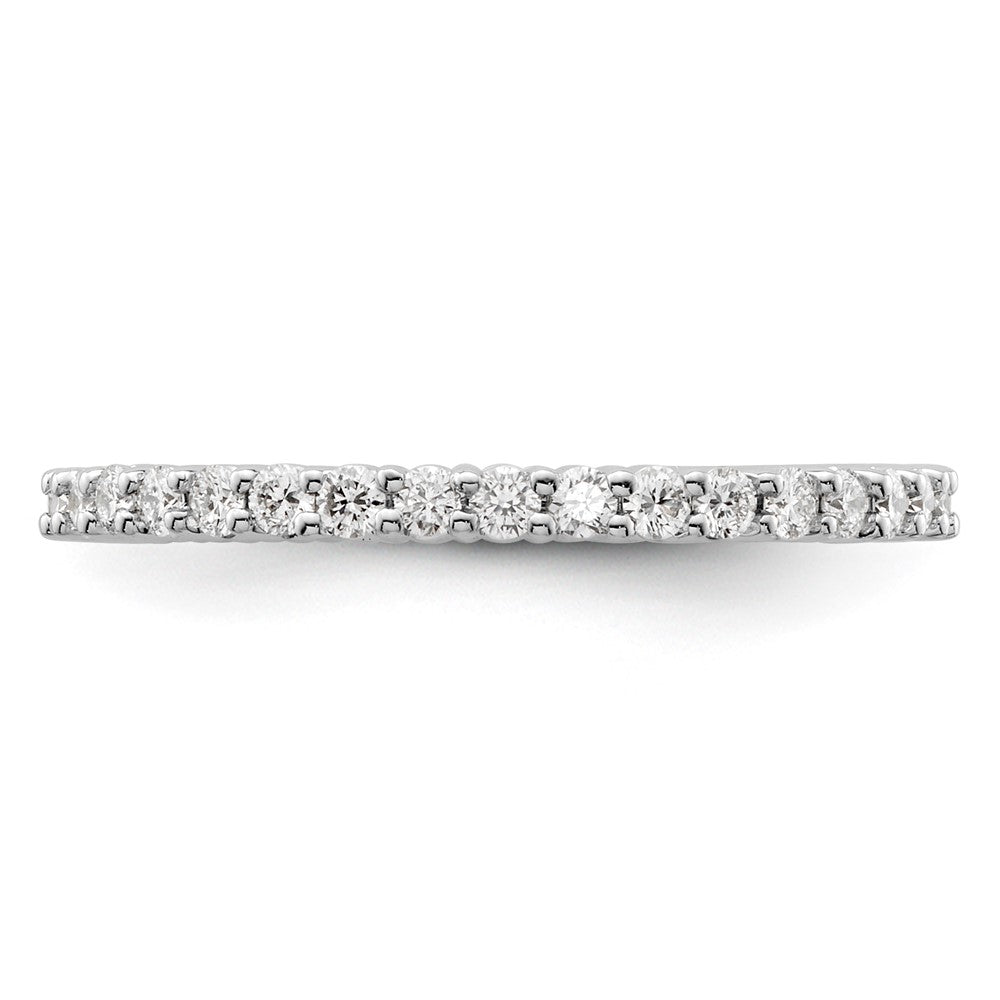 14k White Gold Lab Grown Diamond VS+ F+ 1/2ct. Eternity Band