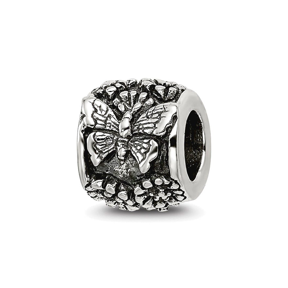 Sterling Silver Reflections Butterfly Bali Bead
