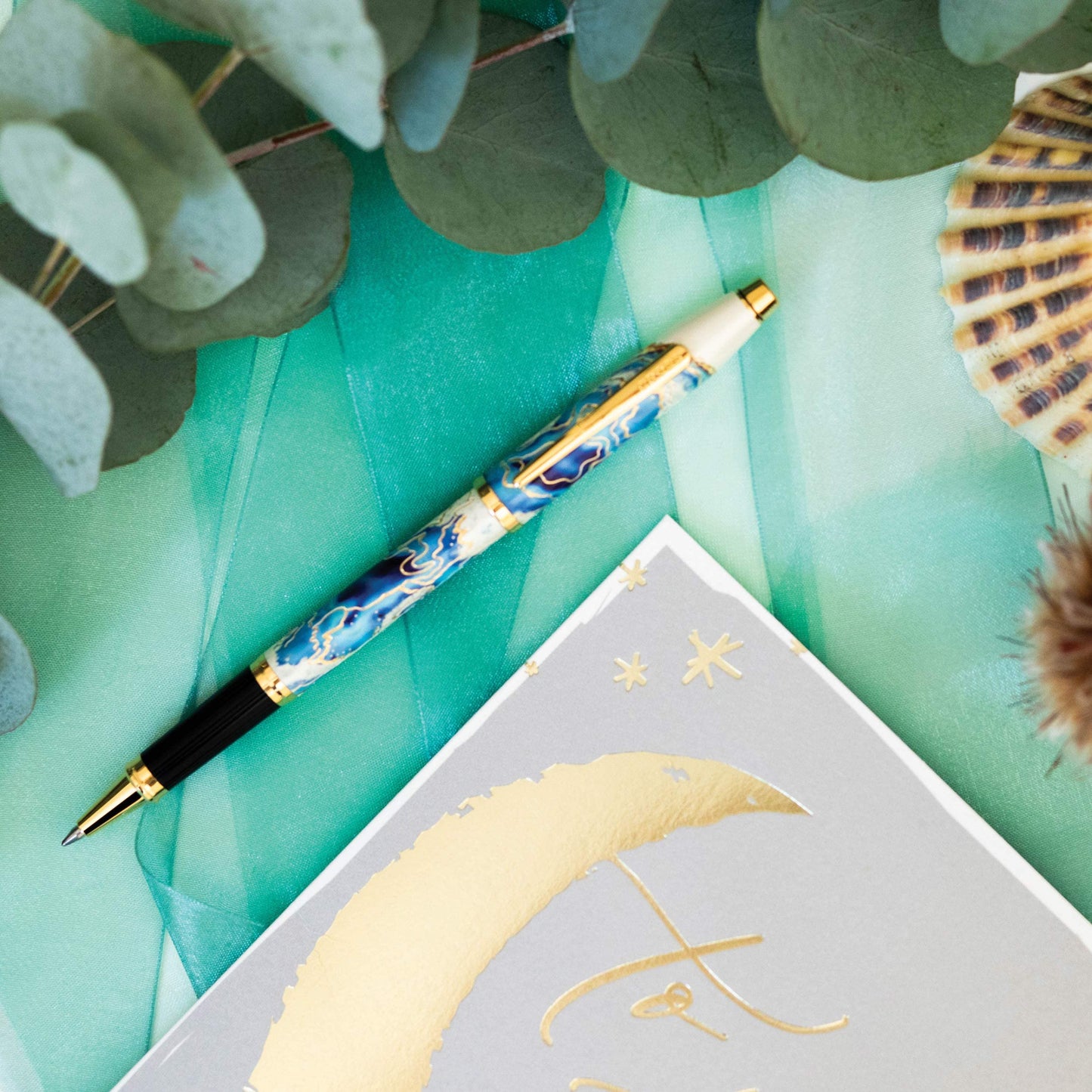 Cross Wanderlust Refillable Rollerball Pen, 23 Carat Gold Appointments, Includes Premium Gift Box - Antelope Canyon