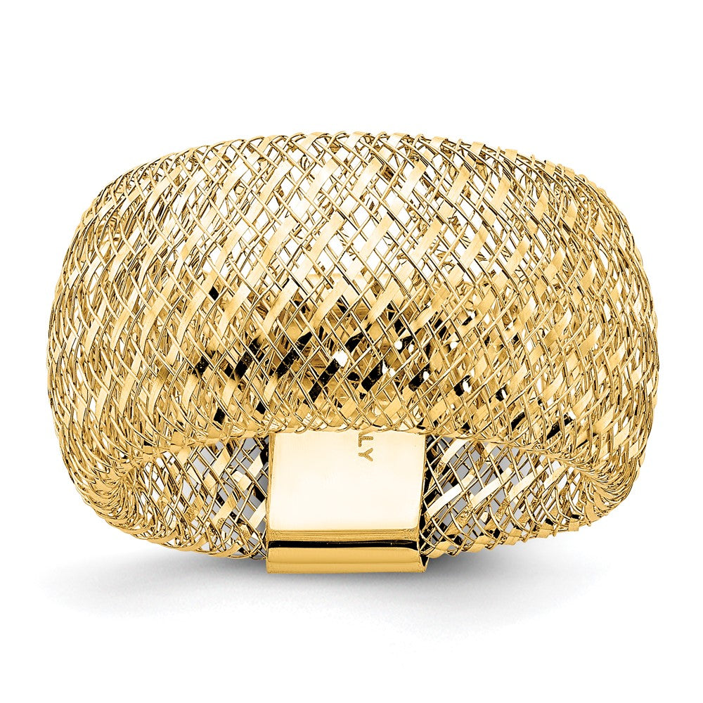 10K Stretch Ring Size 4