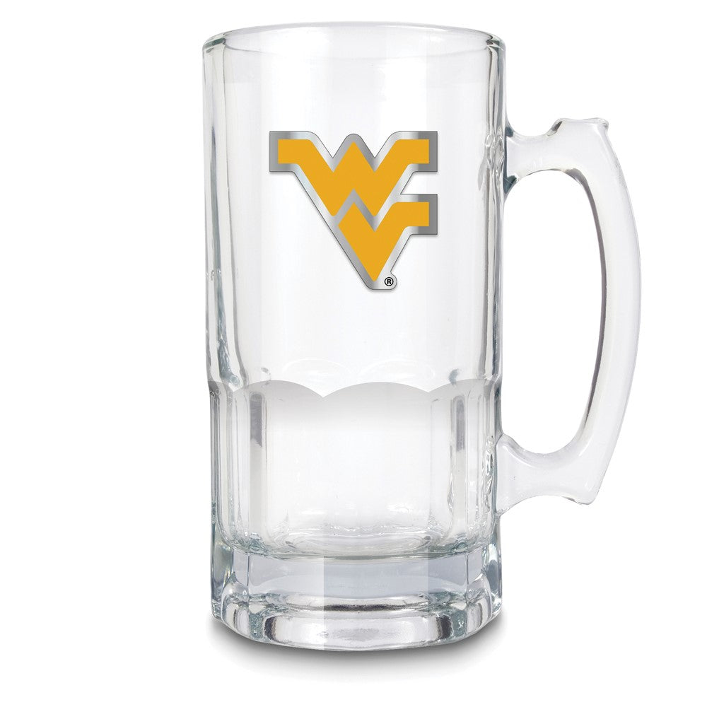 NCAA West Virginia University Glass 32 ounce Macho Mug